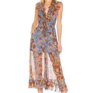 ZIMMERMANN - Lovelorn Frill Long Jumpsuit Size (US 0-4) - BRAND NEW WITHOUT TAGS